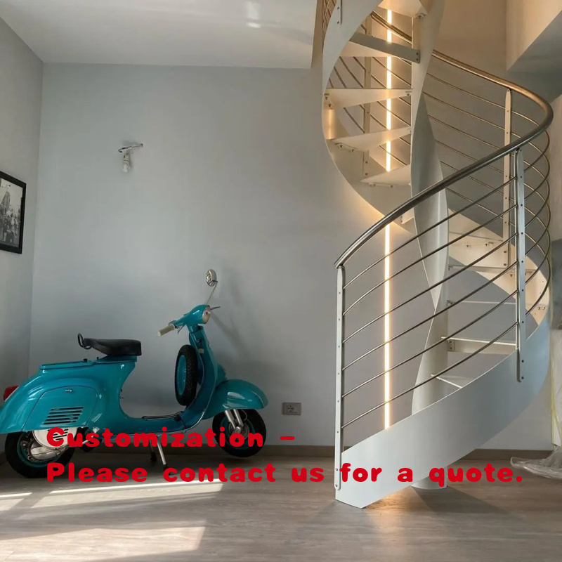 Interior Design Open Space - custom.DB Metal Staircase with Railings: Industrial