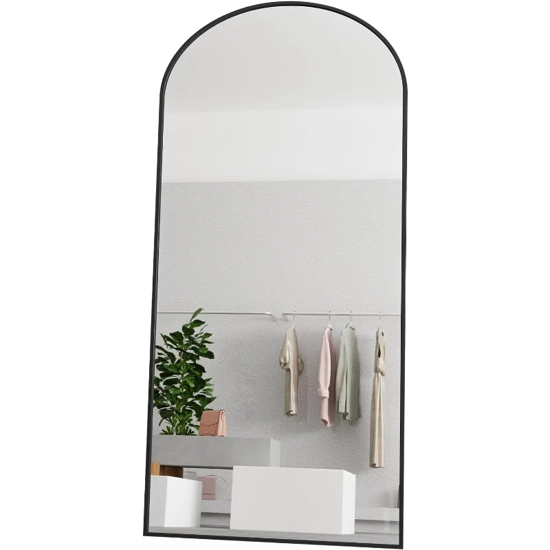 Arch Mirror Leaning - safe Arched Full Length Mirror, 65