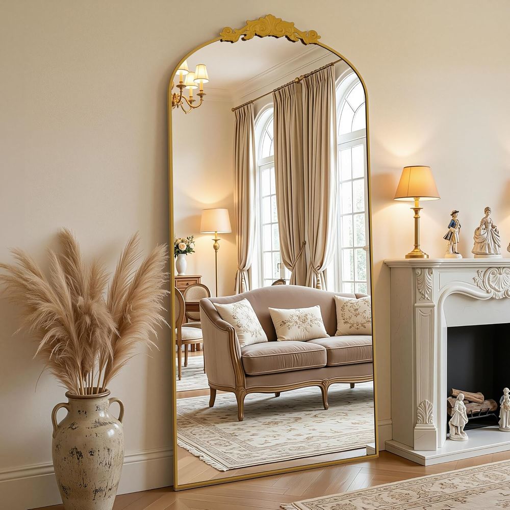 Arch Mirror Leaning - Vintage ull Length Mirror,76