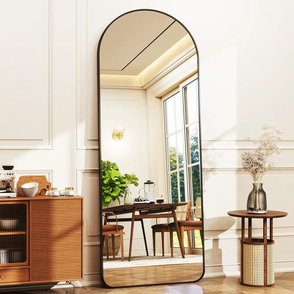 Arch Mirror Leaning - 65 x 22 Arched Full-Length Mirror