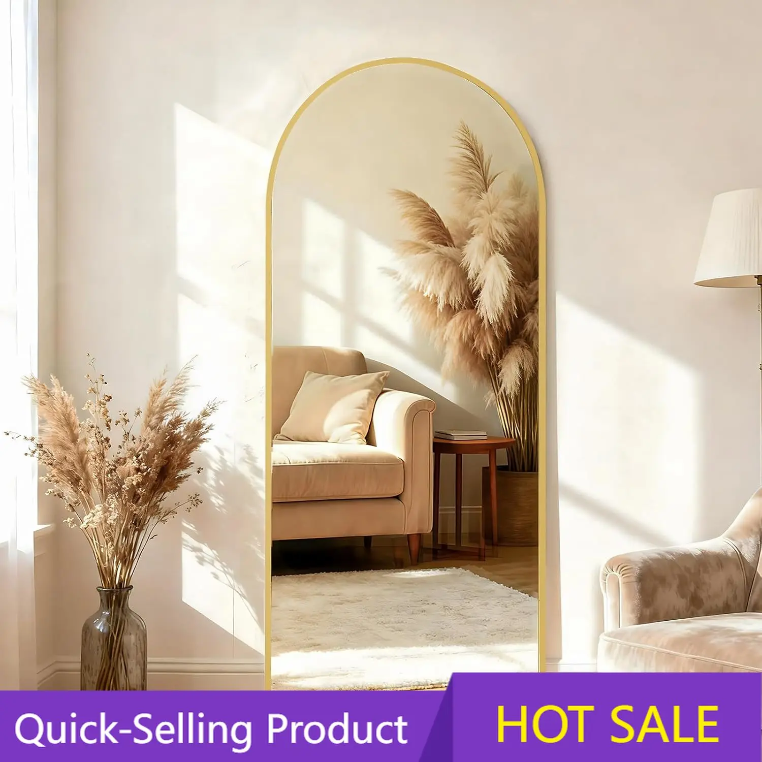 Arch Mirror Leaning - 65