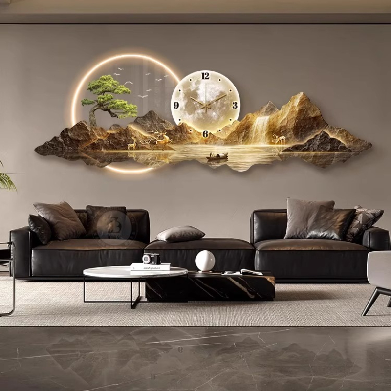 Luxury Light Wall clock Living - Interior Design Kitchen And Living Room review and price