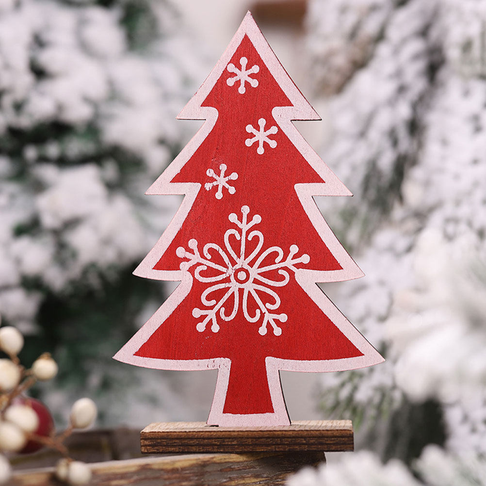 2Pcs Wooden Christmas Tree Min - Interior Design Xmas review and price