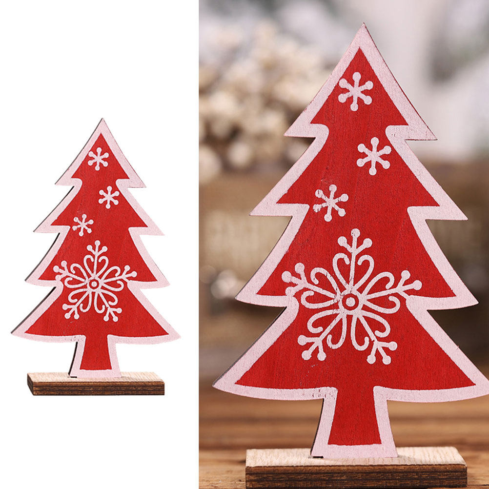 2Pcs Wooden Christmas Tree Min - Interior Design Xmas review and price