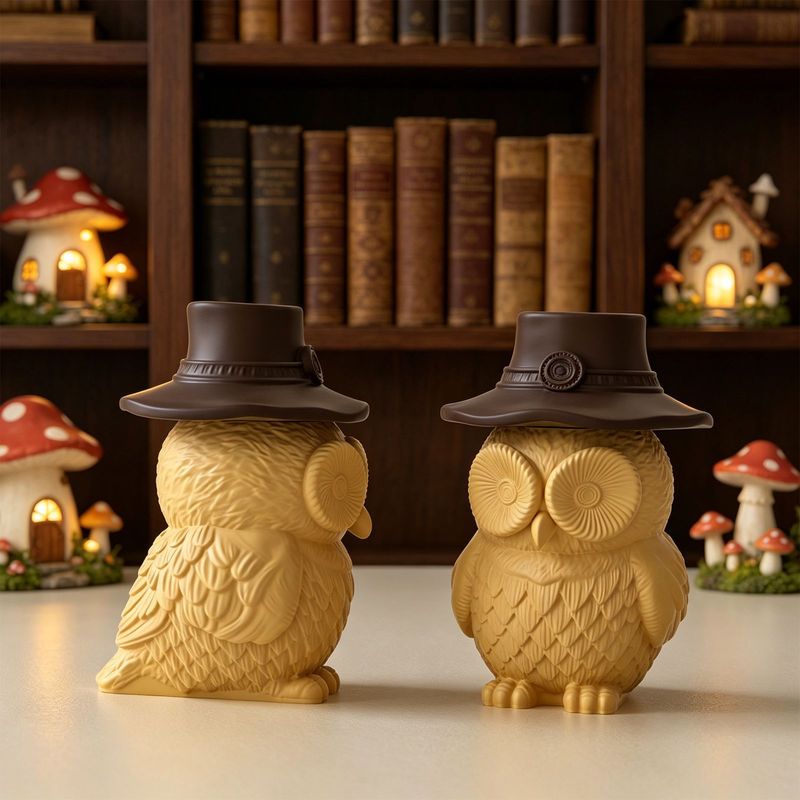 2Set of silicone molds for owl - Ceramic Candle Vessel review and price