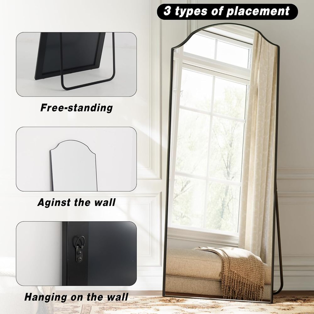 Triple-Arched Mirror ull Lengt - Arch Mirror Leaning review and price