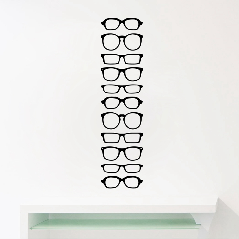 Glasses Hipster Strip Vinyl Wa - Interior Design Magazine review and price