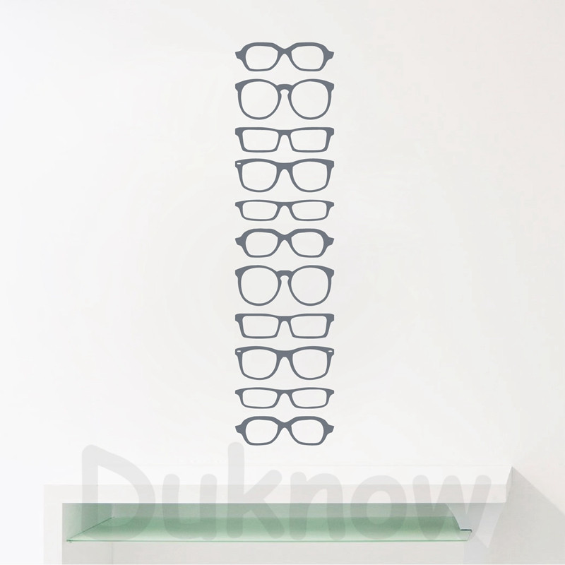 Glasses Hipster Strip Vinyl Wa - Interior Design Magazine review and price