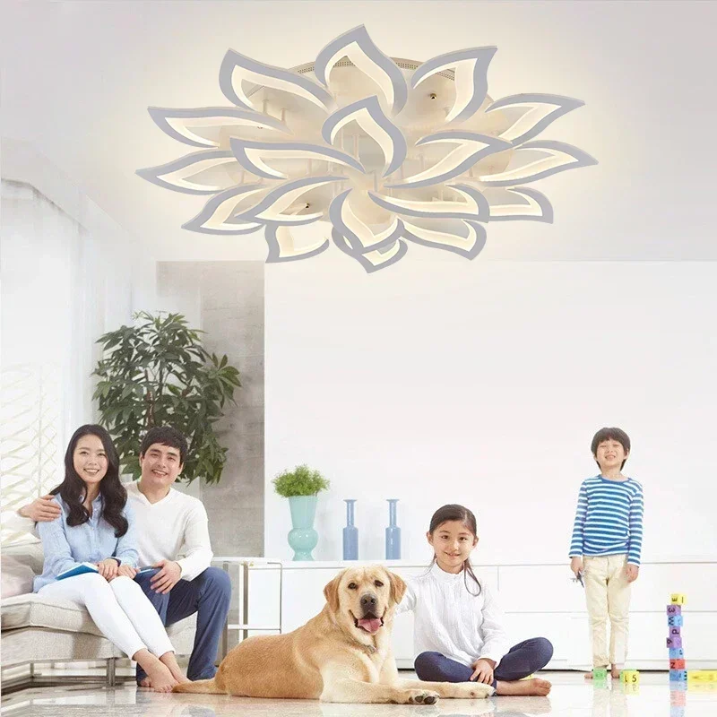 Designer LED Petal Chandelier  - Interior Design Kitchen And Living Room review and price