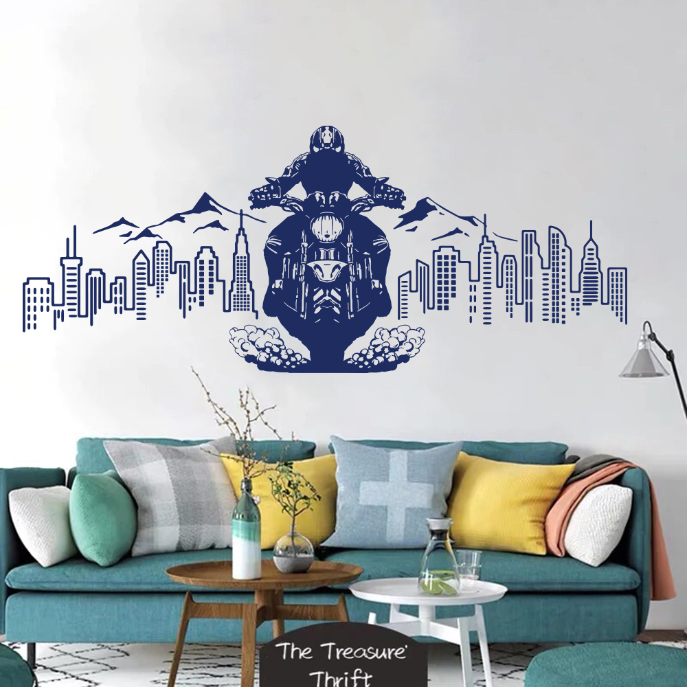 City Skyline Motorcycle Advent - Interior Design Magazine review and price