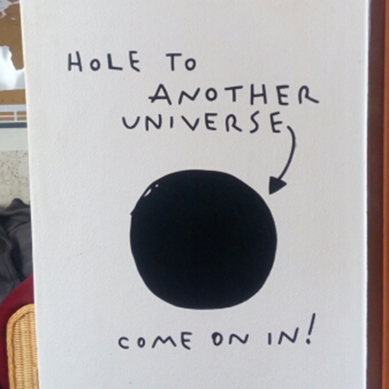 Hole to Another Universe Funny - Interior Design Magazine review and price