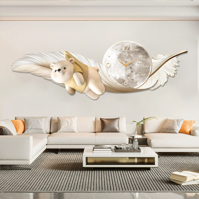 Luxury Large Wall Clock Temper - Interior Design Kitchen And Living Room review and price