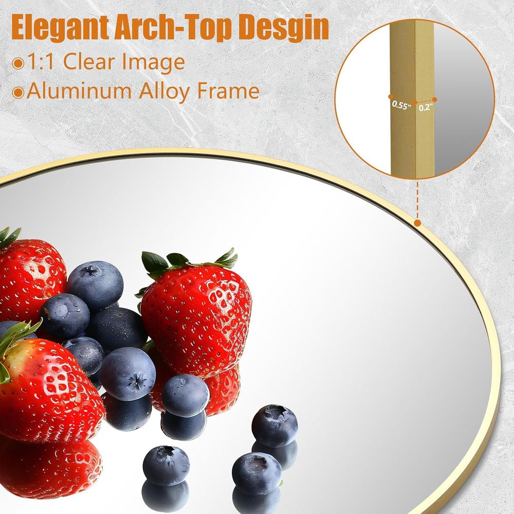Arched ull Length Mirror, 76x3 - Arch Mirror Leaning review and price
