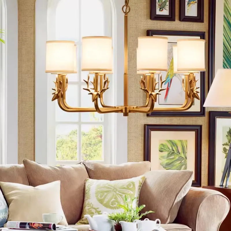 Copper Chandelier for Living R - Interior Design Kitchen And Living Room review and price