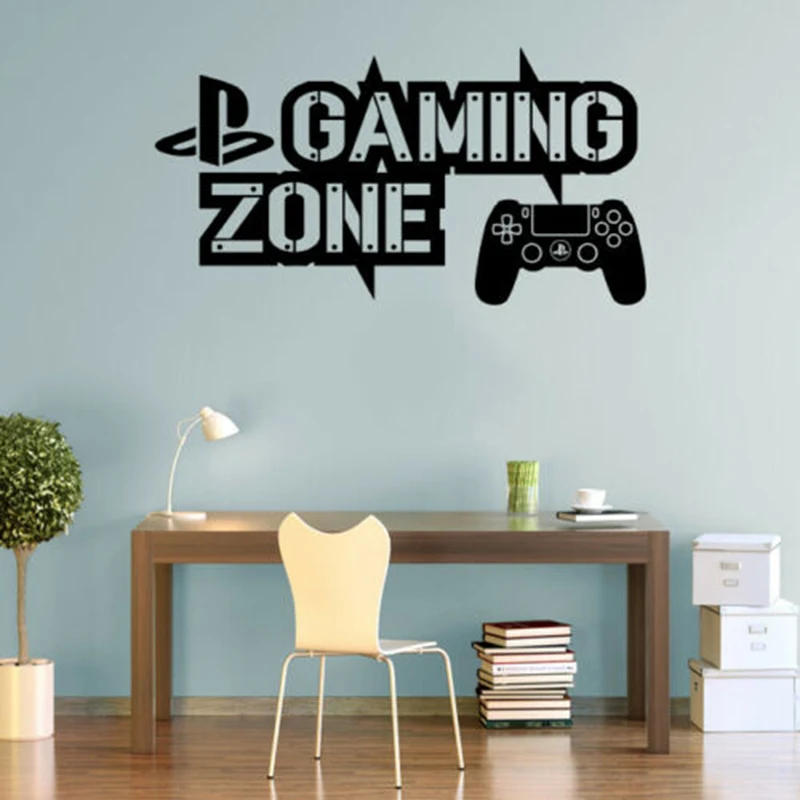 PS4 Gaming Zone Wall Stickers  - Interior Design Magazine review and price