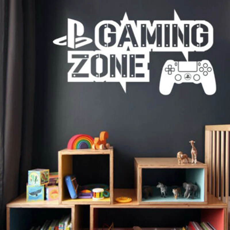 PS4 Gaming Zone Wall Stickers  - Interior Design Magazine review and price