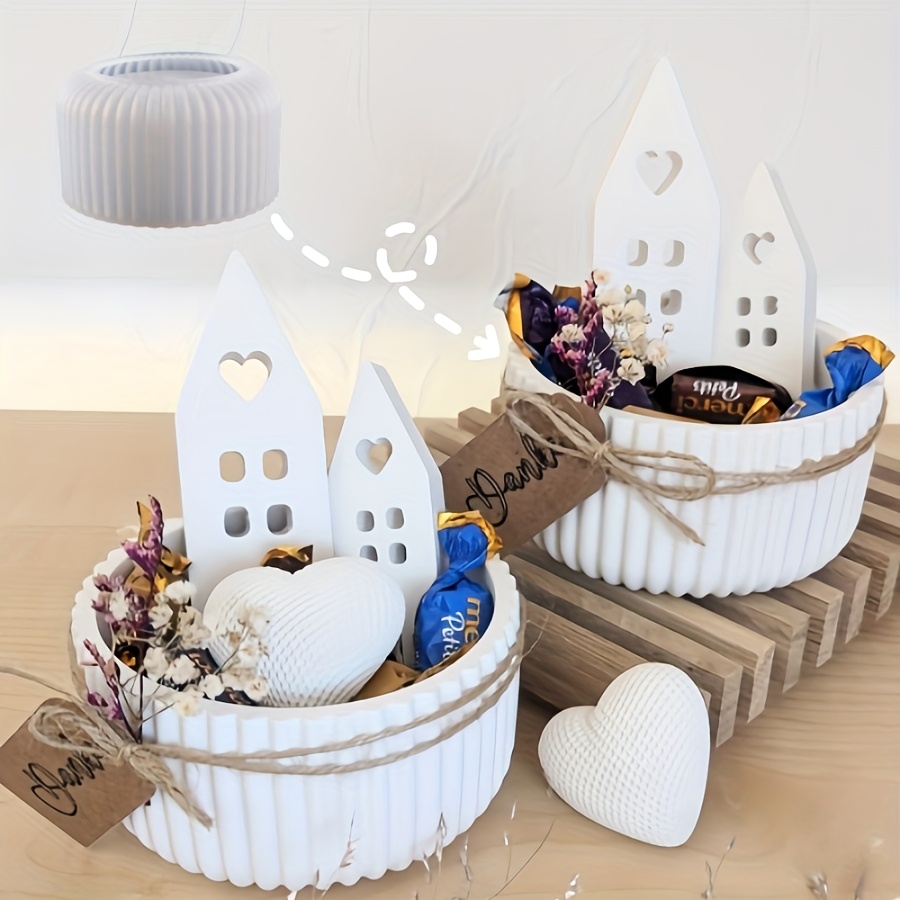 Resin Mold Large Striped Stora - Ceramic Candle Vessel review and price