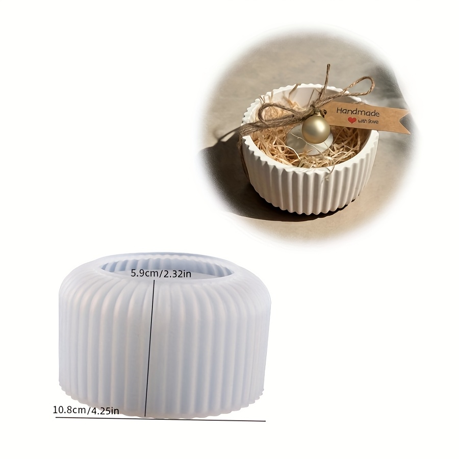 Resin Mold Large Striped Stora - Ceramic Candle Vessel review and price