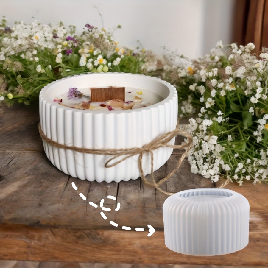Resin Mold Large Striped Stora - Ceramic Candle Vessel review and price