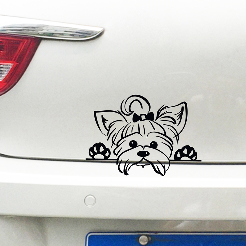 Yorkshire Terrier Vinyl Sticke - Interior Design Magazine review and price