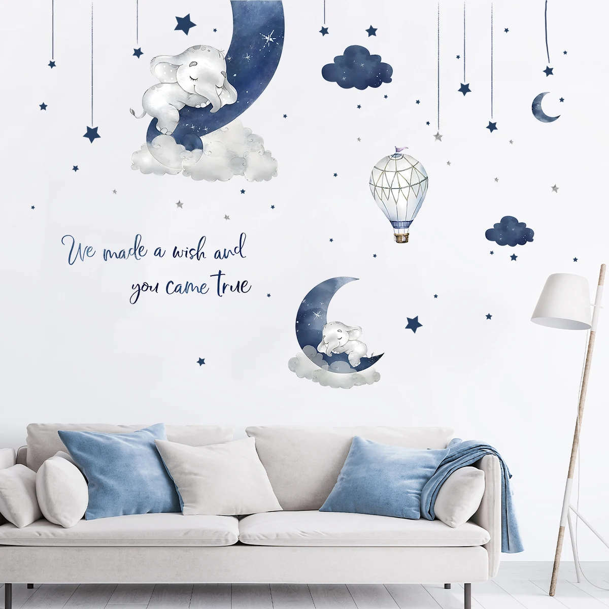 1Pc Cartoon Animal Elephant Wa - Interior Design Magazine review and price