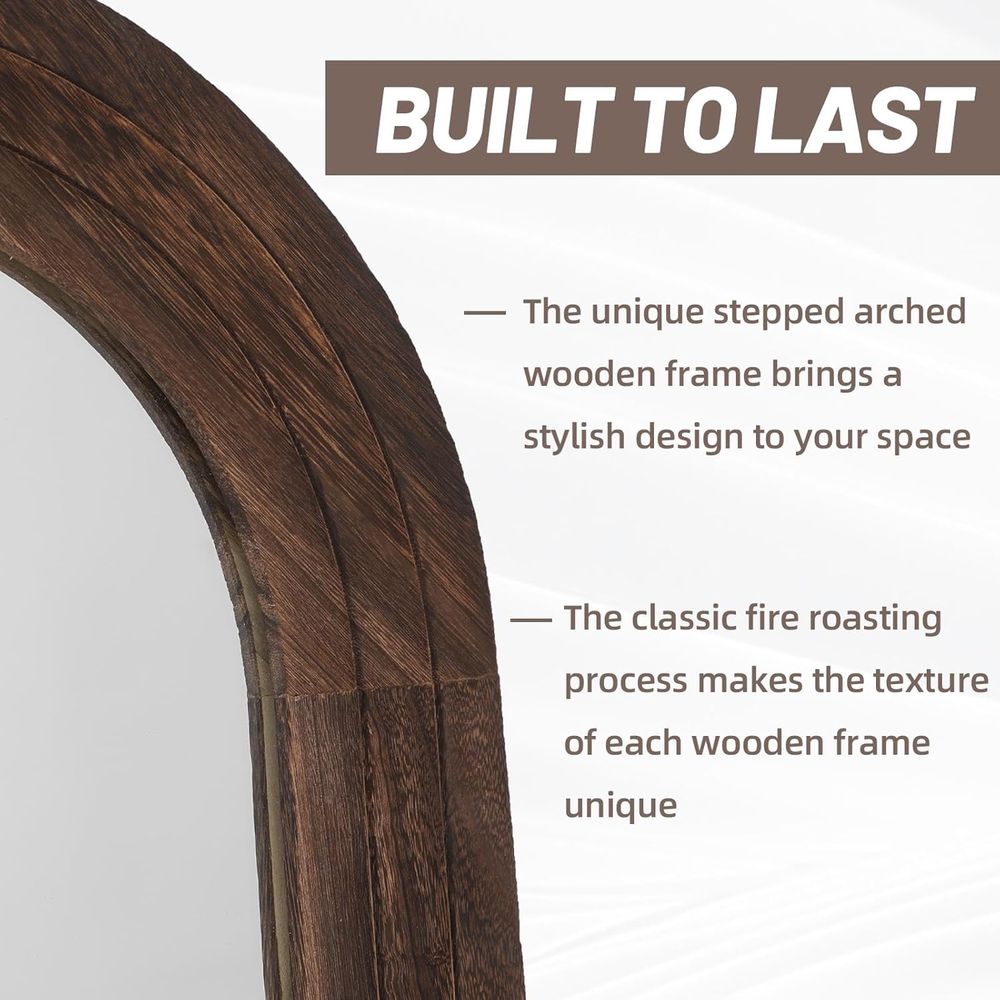 Arched ull Length Mirror with  - Arch Mirror Leaning review and price