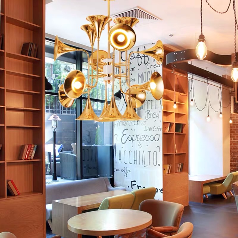 Nordic Trumpet Pendant Lamp fo - Interior Design Kitchen And Living Room review and price