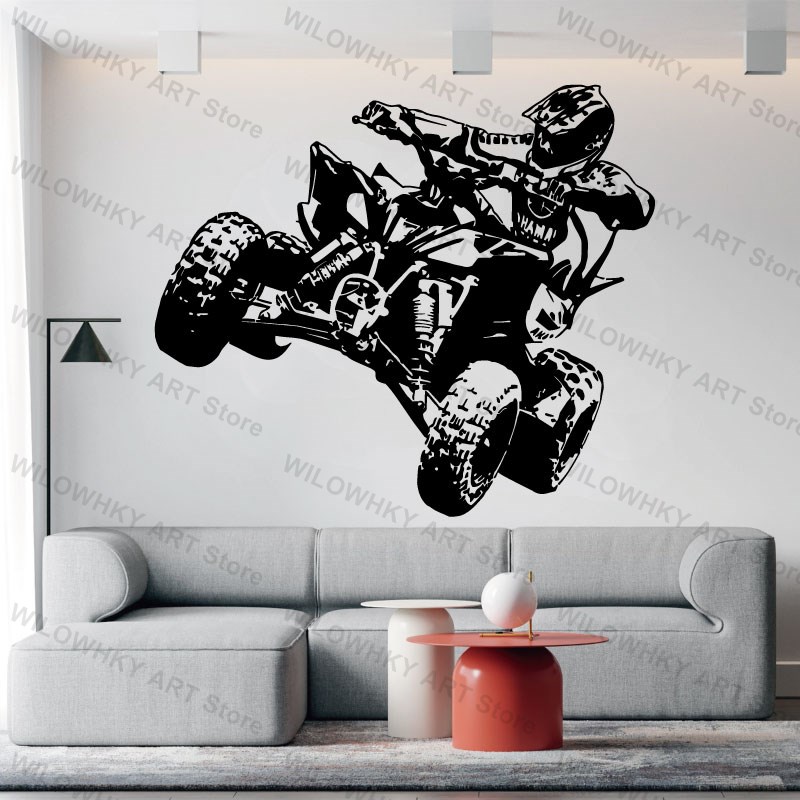 Four Wheel Mountain Bike Vinyl - Interior Design Magazine review and price
