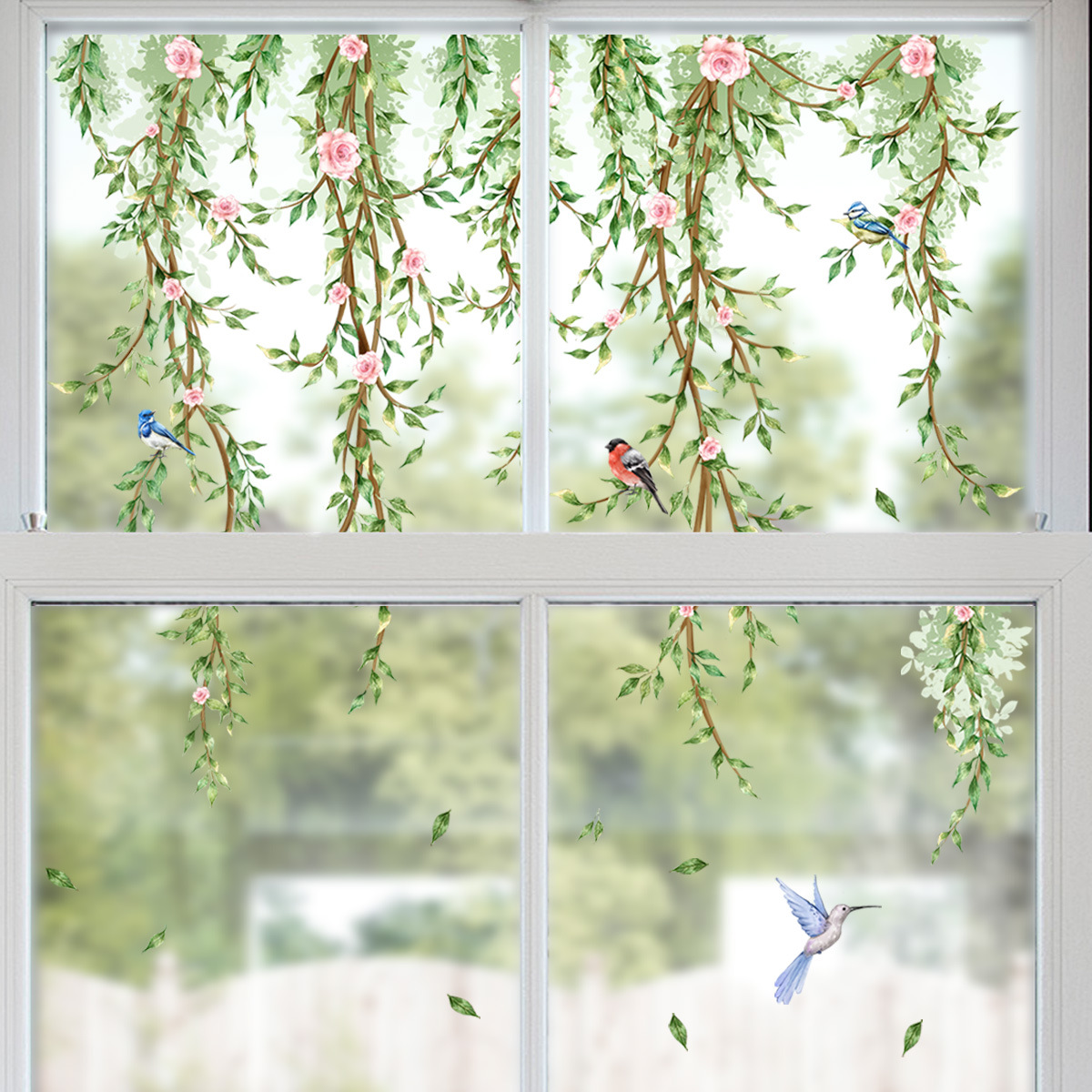 Branches Flowers Birds Glass S - Interior Design Magazine review and price