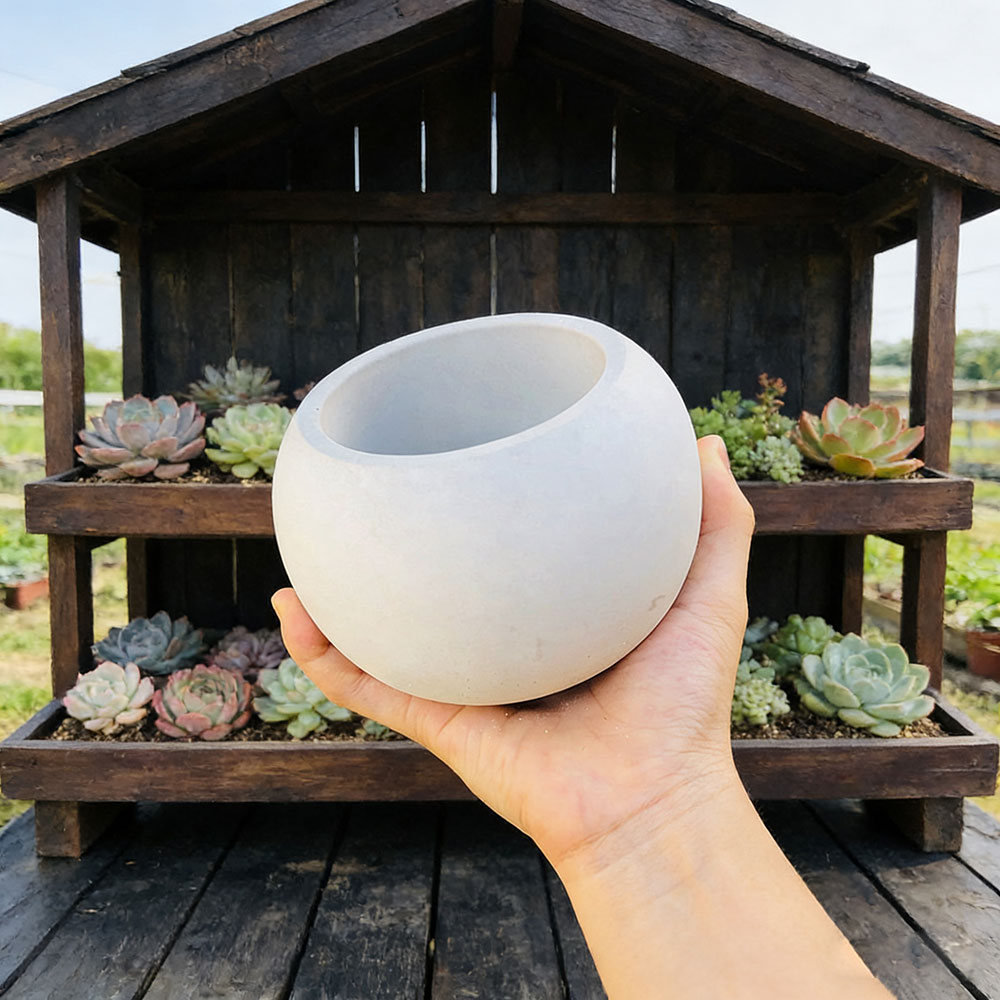 Spherical Flowerpot Silicone M - Ceramic Candle Vessel review and price