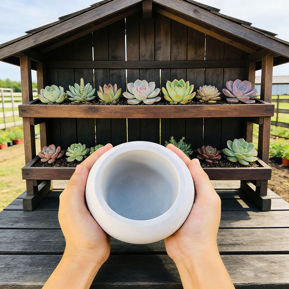 Spherical Flowerpot Silicone M - Ceramic Candle Vessel review and price