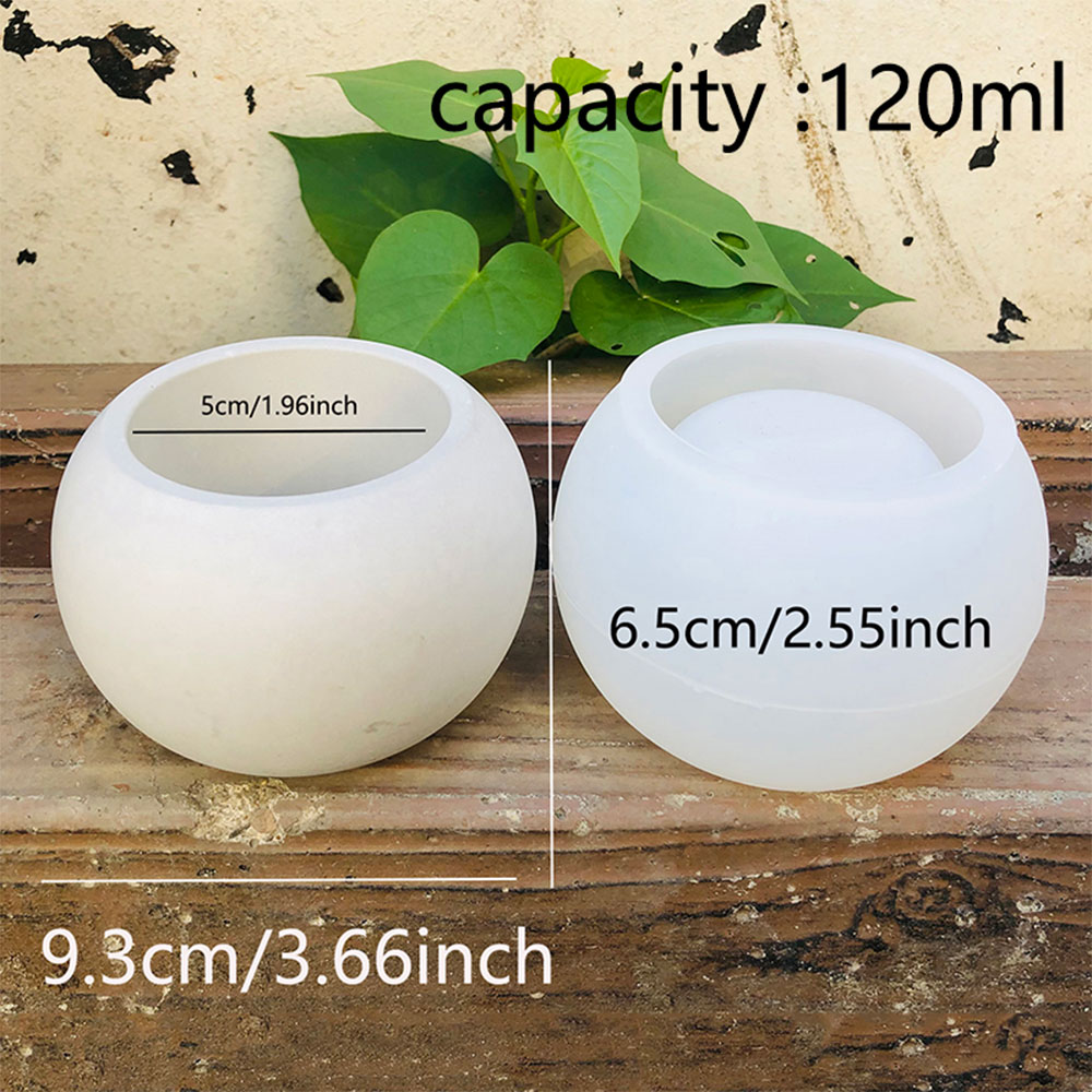 Spherical Flowerpot Silicone M - Ceramic Candle Vessel review and price