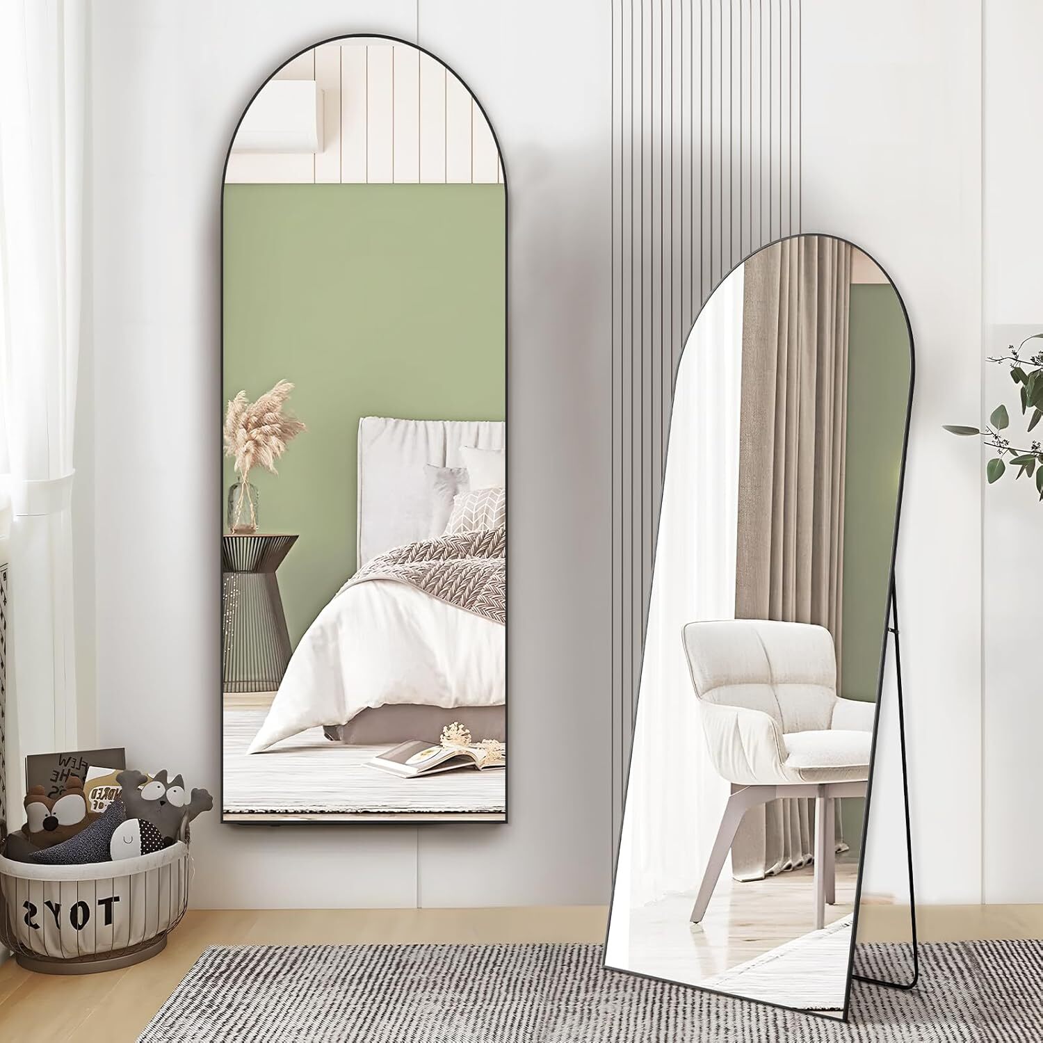 Standing Arched Mirror Full Le - Arch Mirror Leaning review and price