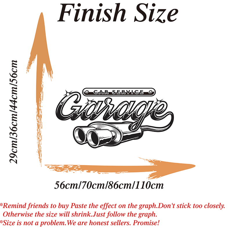 Retro Car Service Garage Wall  - Interior Design Magazine review and price
