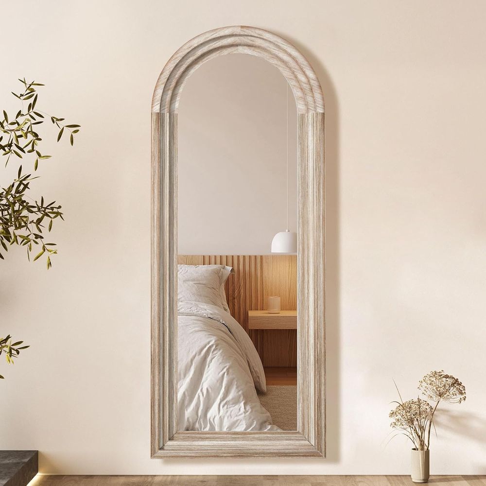 Arched ull Length Mirror with  - Arch Mirror Leaning review and price