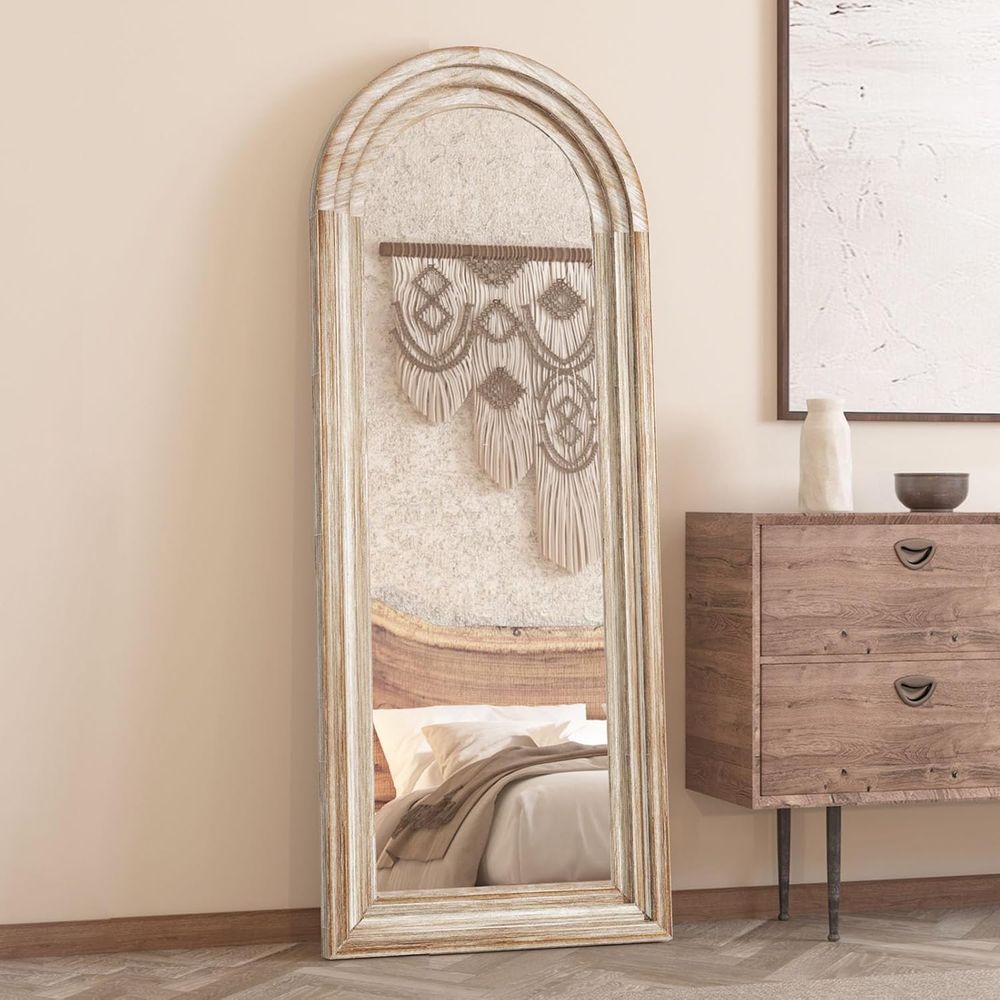 Arched ull Length Mirror with  - Arch Mirror Leaning review and price