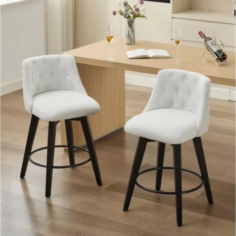 Modern style fabric bar stool  - Interior Design Kitchen And Living Room review and price